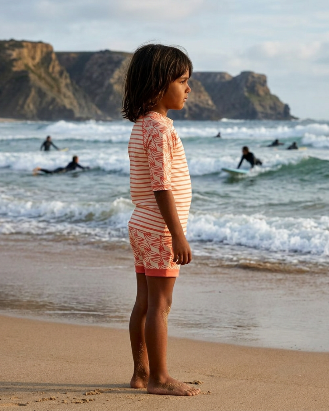 Boy Ondo Swim Shorts + Short Sleeve Swim Shirt Ondo + Free Swim Bag