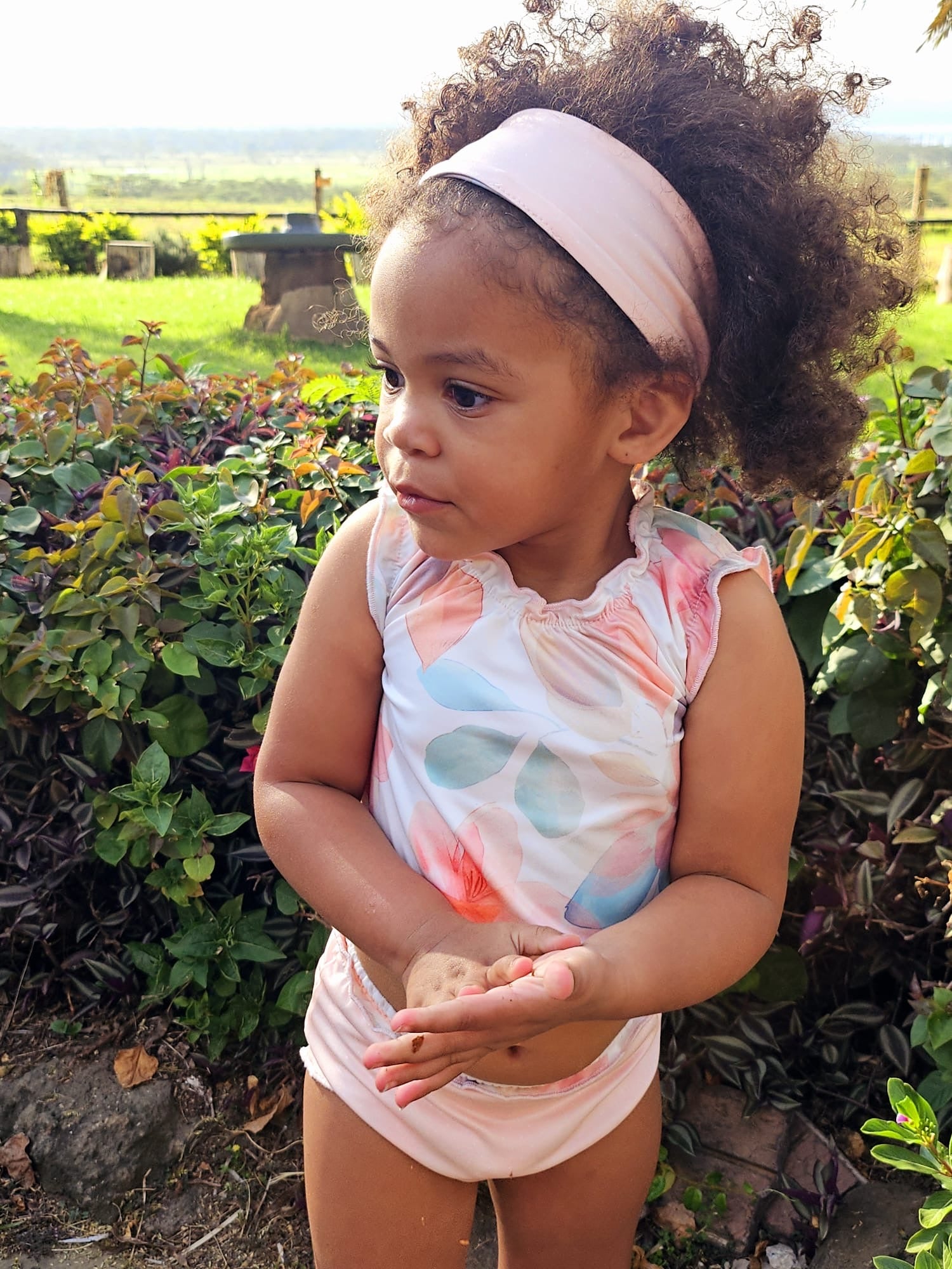 Reversible baby tankini