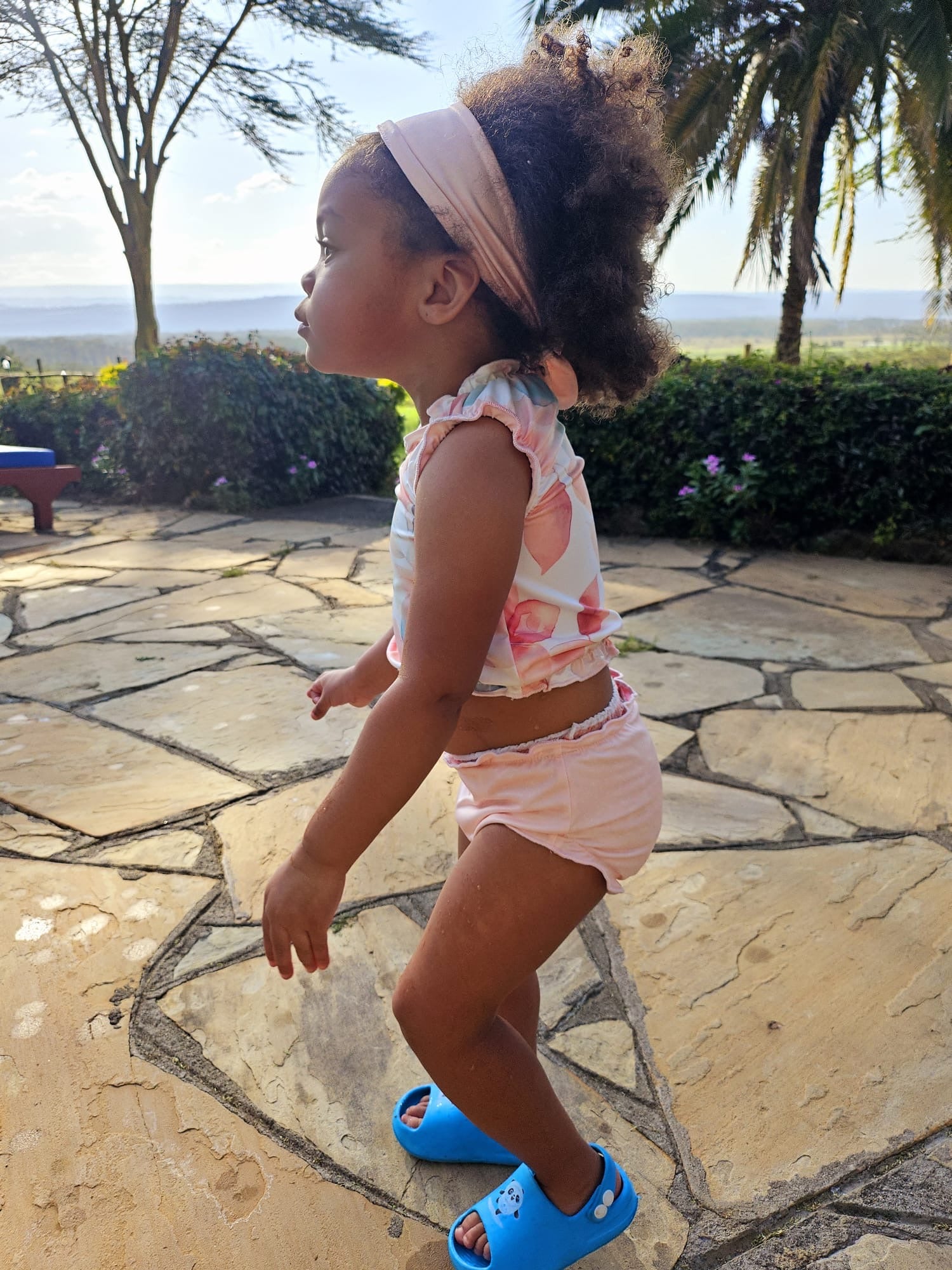 Reversible baby tankini