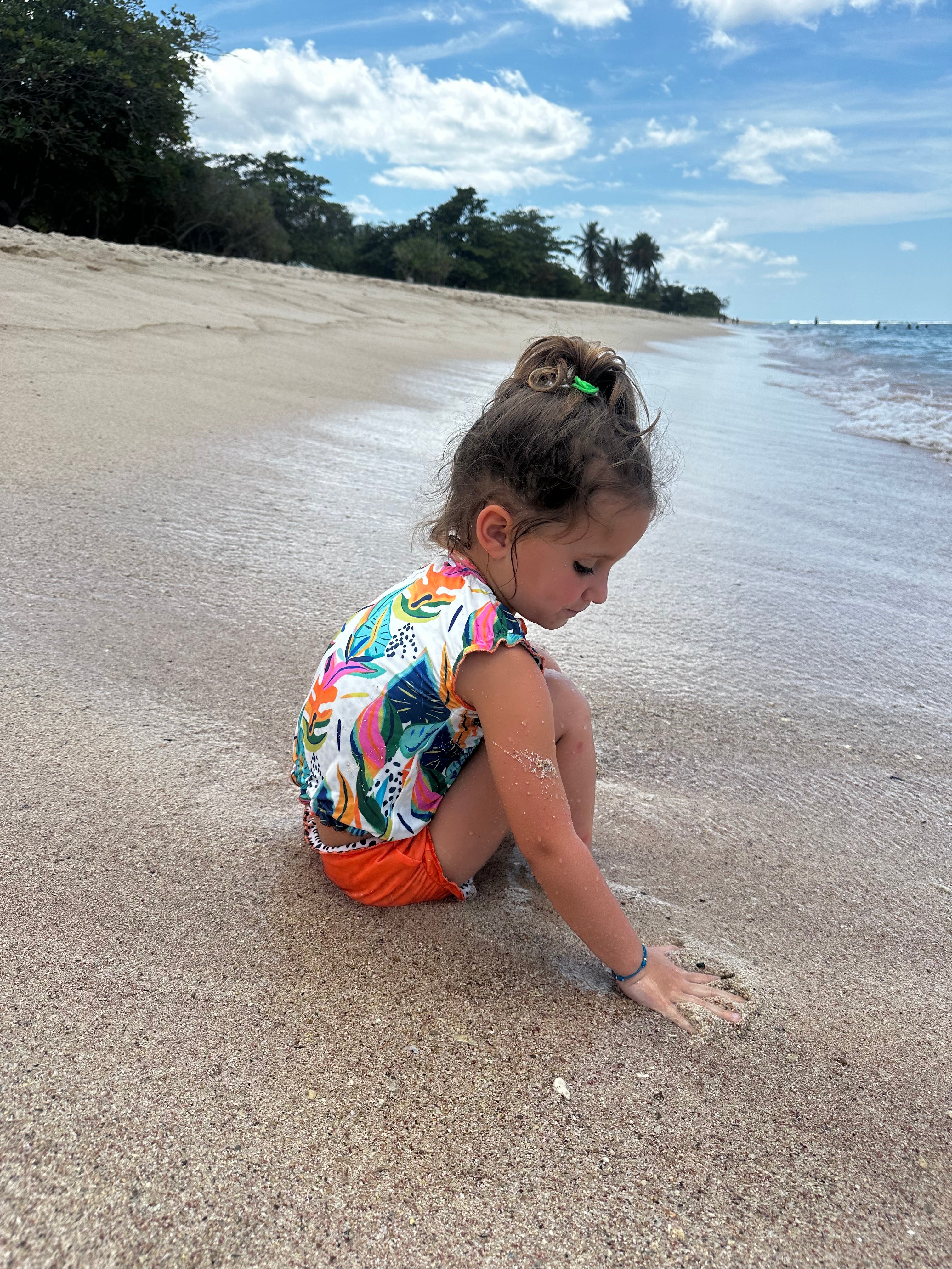Reversible baby tankini