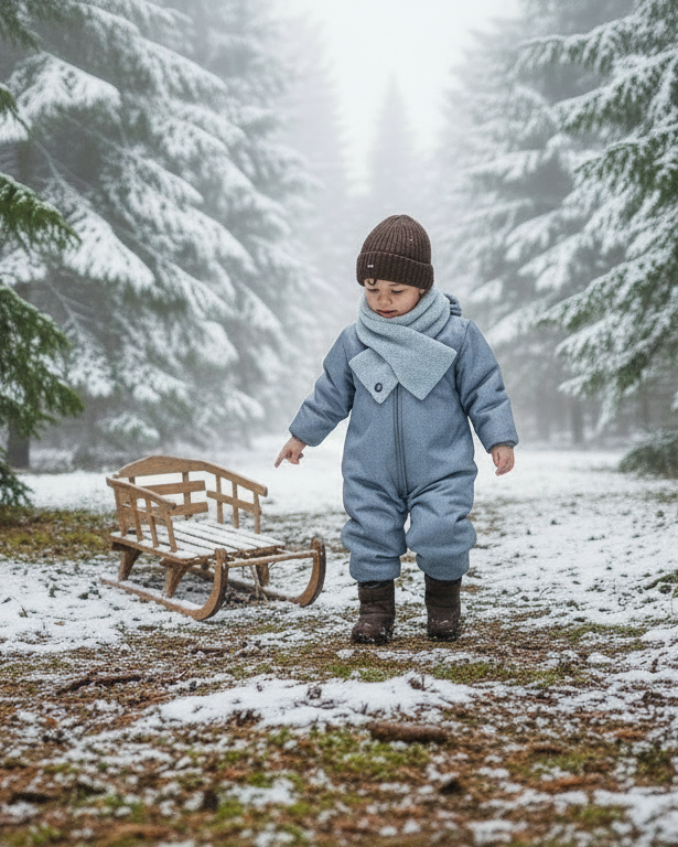 Baby sneeuwpak + Sherpa Sjaal