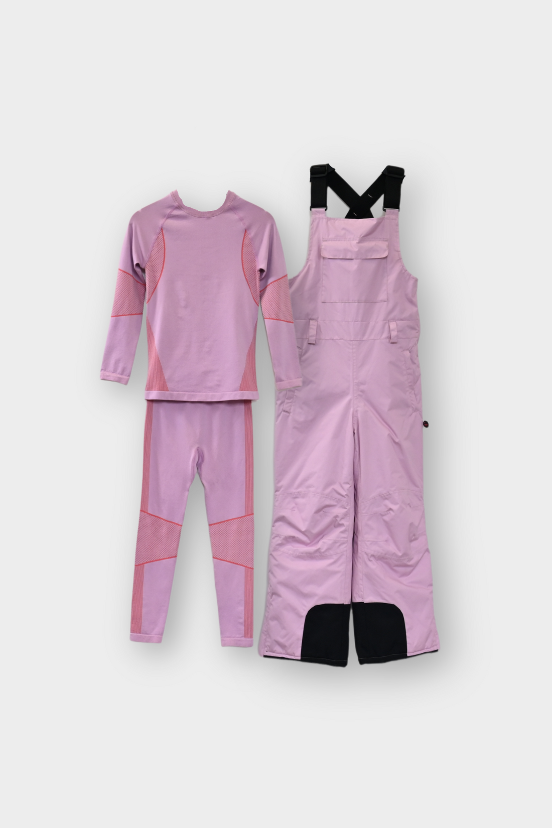 Pantalon à bretelles + Sous-vêtement thermique Set