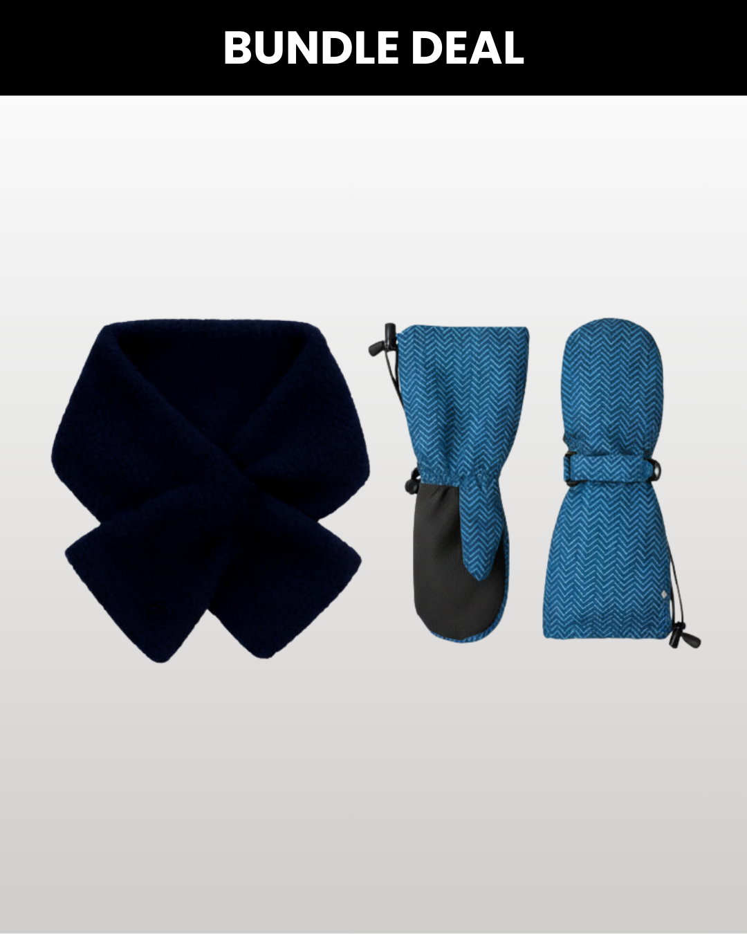 Mittens Ranger + Sherpa Schal Dark Blue