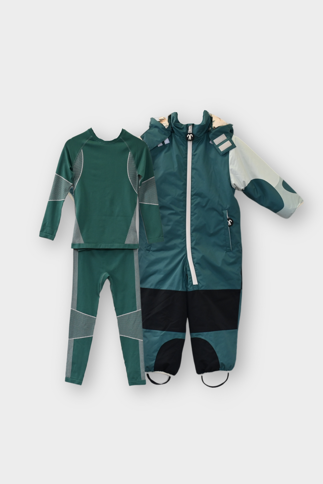 Schneeanzug Kleinkinder + Funktionsunterwäsche Set