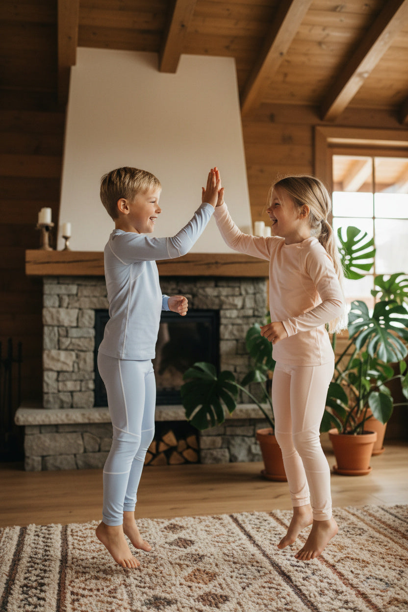 Base Layer Peach &amp; Light Blue